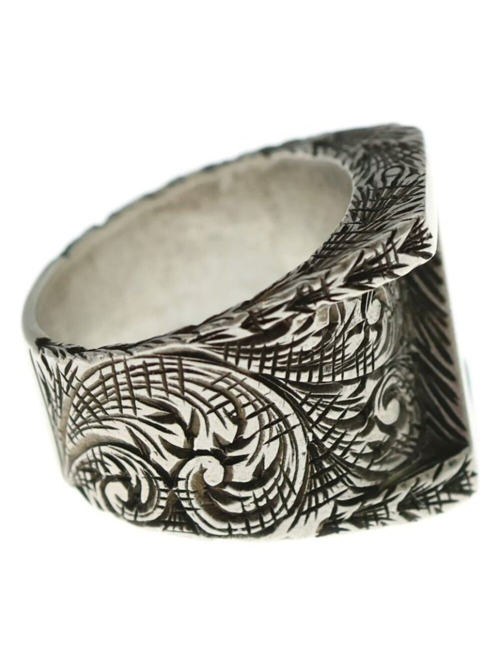Gucci Alphabet Letter Ring Silver XL - Picture 4 of 7